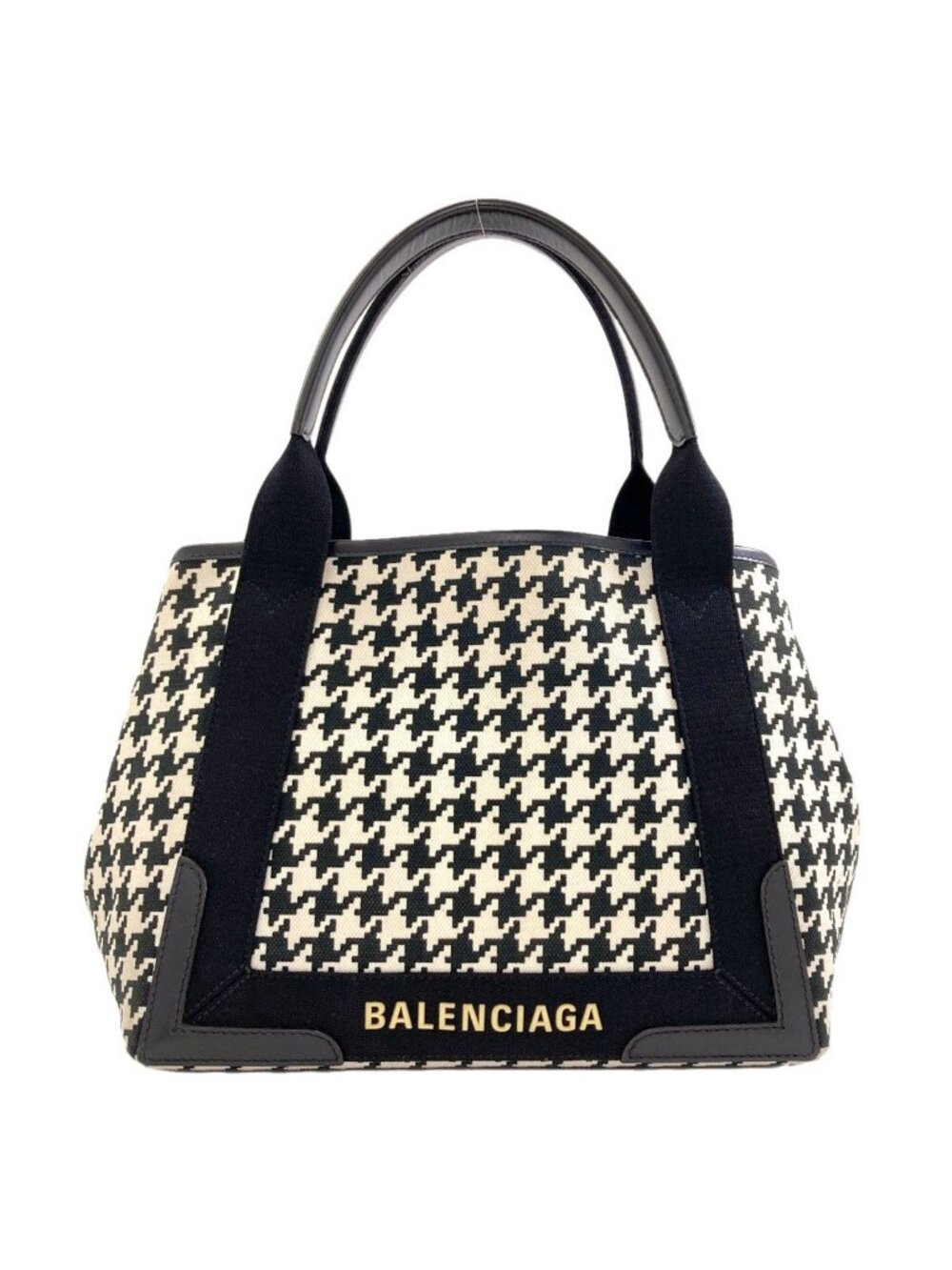 Balenciaga Navy Cabas S Tote Bag Canvas